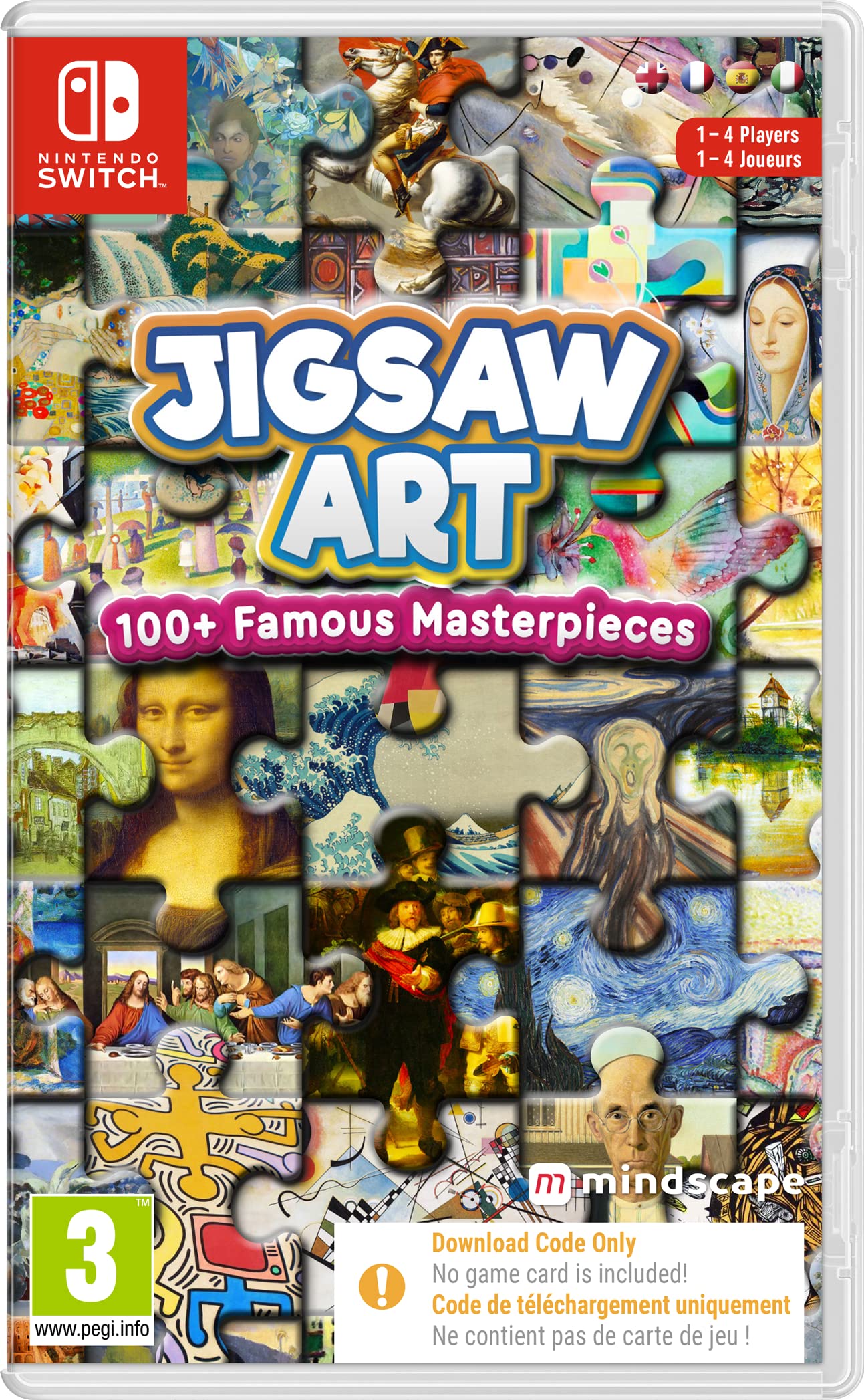 Jigsaw Art: 100 + Famous Masterpieces (Ciab) - NINTENDO SWITCH - PAL ESP - Nuevo Jigsaw Art: 100 + Famous Masterpieces (Ciab) - NINTENDO SWITCH - PAL ESP - Nuevo